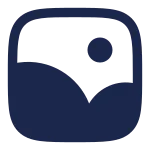 Gallery Round SVG Icon